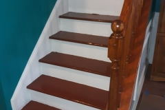 AFTER - Wood Covered Stairs
